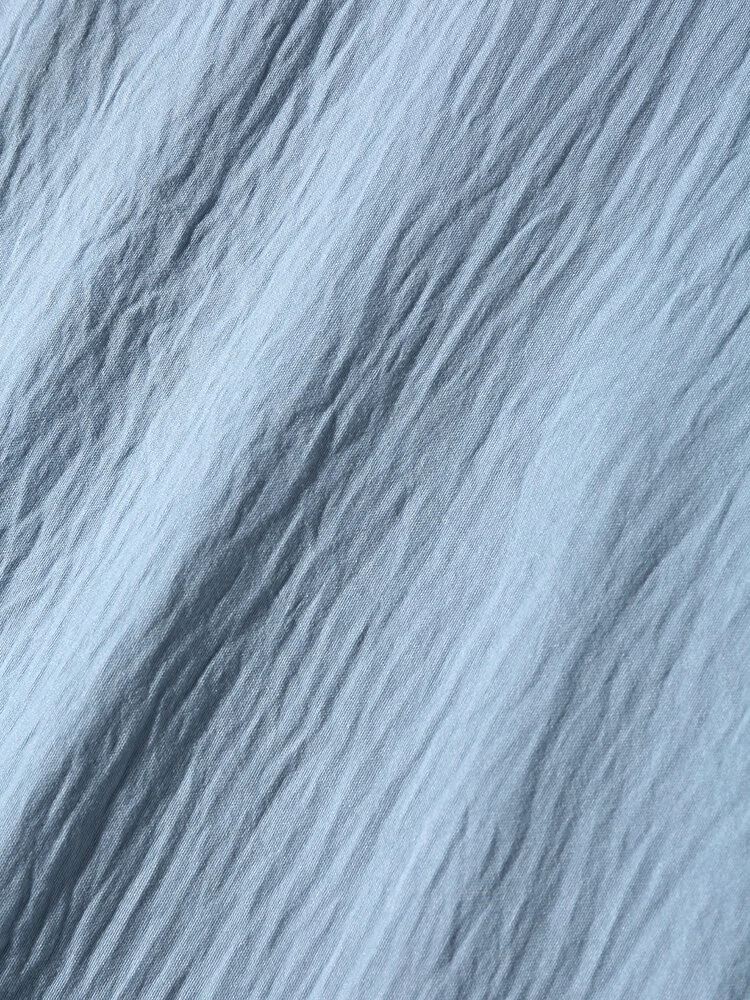 (image for) Mens Solid Button Up Long Sleeve Drawstring Hooded Shirts